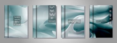 arka plan olarak soyut sıvı desenleri ile kitap koleksiyonu. herhangi bir kapak için uygundur. eps 10 vektör illüstrasyon