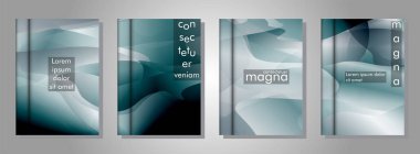 arka plan olarak soyut sıvı desenleri ile kitap koleksiyonu. herhangi bir kapak için uygundur. eps 10 vektör illüstrasyon