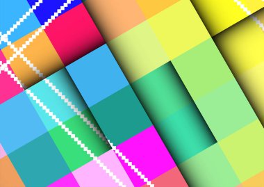 Soyut. kare çerçeveleri ile renkli arka plan. vektör geometrik.