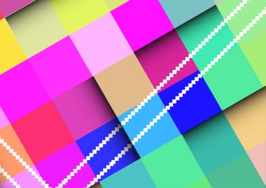 Soyut. kare çerçeveleri ile renkli arka plan. vektör geometrik.