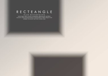 Degrade arka plana sahip bir bulanıklık kutusunun vektör çizimi. renkli taş ve tuğla