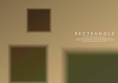 Degrade arka plana sahip bir bulanıklık kutusunun vektör çizimi. renkli taş ve tuğla