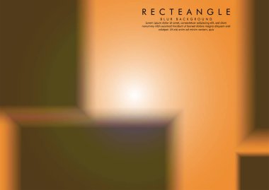 Arka plan rengi radyal degradeli bir bulanıklık kutusunun vektör çizimi