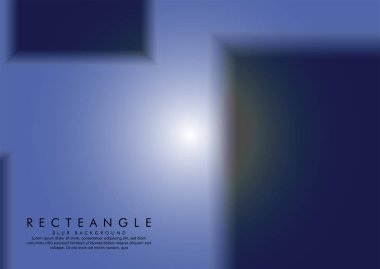 Arka plan rengi radyal degradeli bir bulanıklık kutusunun vektör çizimi