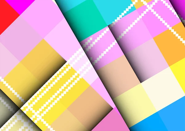 Abstrakt. färgglad bakgrund med fyrkantiga ramar. vektor geometriskt. — Stock vektor