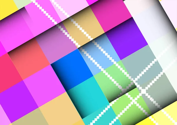 Abstrakt. färgglad bakgrund med fyrkantiga ramar. vektor geometriskt. — Stock vektor