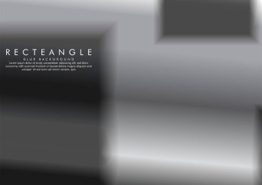 Degrade metal arka plan renginde bir bulanıklık kutusunun vektör çizimi