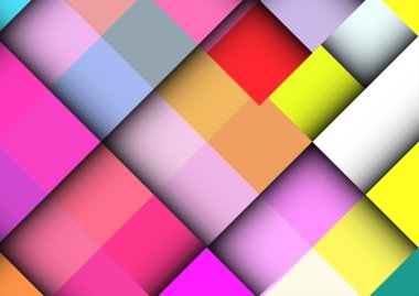 kare kare ile soyut renkli arka plan. vektör geometrik.