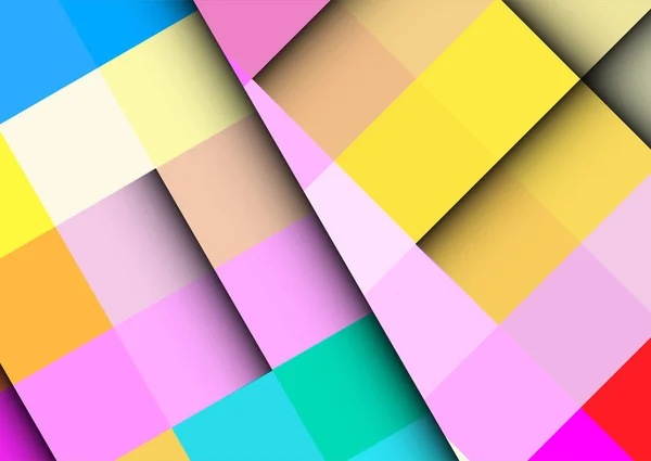 Fondo colorido abstracto con marcos cuadrados. vector geométrico . — Vector de stock