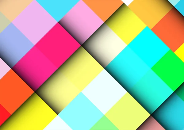 Abstrakt färgglad bakgrund med fyrkantiga ramar. vektor geometriskt. — Stock vektor