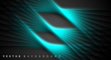 Mavi ışık çizgi gölge koyu gri lüks arka plan