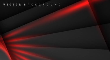 Kırmızı ışık çizgi gölge koyu gri lüks arka plan