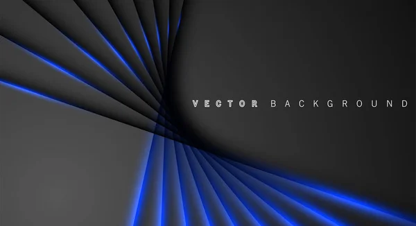 Modrý světelný spojnicový stín tmavý šedý luxusní pozadí — Stockový vektor