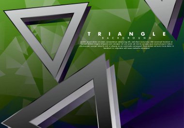 modern şekil soyut üçgen arka plan