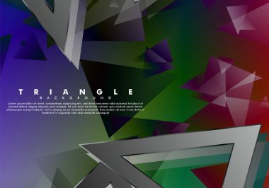 modern şekil soyut üçgen arka plan