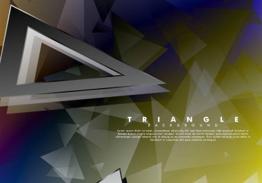 modern şekil soyut üçgen arka plan