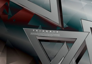 modern şekil soyut üçgen arka plan