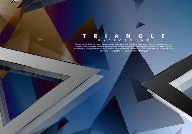 modern şekil soyut üçgen arka plan