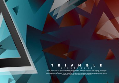 modern şekil soyut üçgen arka plan