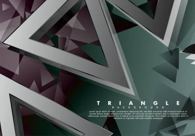 modern şekil soyut üçgen arka plan