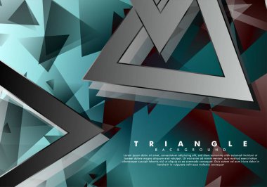 modern şekil soyut üçgen arka plan