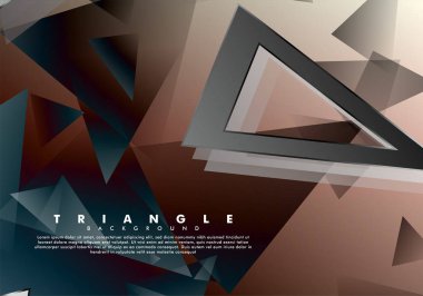 modern şekil soyut üçgen arka plan