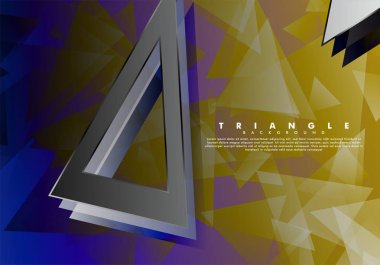 modern şekil soyut üçgen arka plan