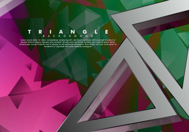 modern şekil soyut üçgen arka plan