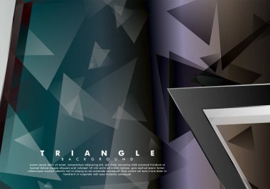 modern şekil soyut üçgen arka plan