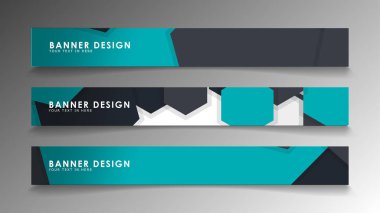 Arka plan afiş şablonlar kümesi. Poligonal arka plan ile modern vektör afiş.