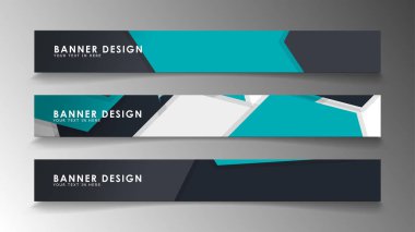 Arka plan afiş şablonlar kümesi. Poligonal arka plan ile modern vektör afiş.