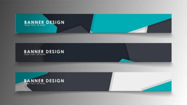 Arka plan afiş şablonlar kümesi. Poligonal arka plan ile modern vektör afiş.