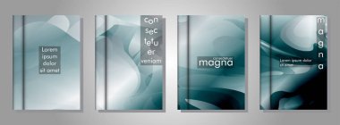 arka plan olarak soyut sıvı desenleri ile kitap koleksiyonu. herhangi bir kapak için uygundur. eps 10 vektör illüstrasyon