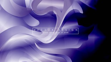 sıvı soyut mor dalgalı arka plan. eps 10 vektör tasarım çizimleri.