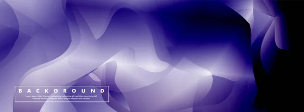 液体抽象的な紫色の波状の背景。eps 10 ベクトルデザインイラスト. — ストックベクタ