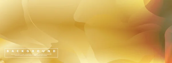 Αφηρημένο φόντο χρυσού ντεγκραντέ. Το σχήμα ενός κυματοειδή πανό υγρό διάνυσμα. απεικόνιση του EPS 10 — Διανυσματικό Αρχείο