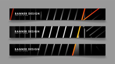Renk degradeli çizgi stili vektörleri ile soyut afiş tasarımı