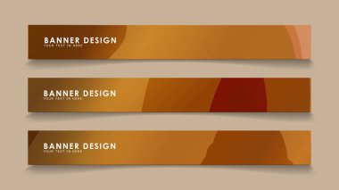 Dalga vektörleri ve ahşap renk degradeleri ile soyut afişler tasarla