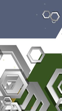 Altıgen, orta çağ renk kompozisyonu ile soyut geometrik arka plan. Vektör çizimi