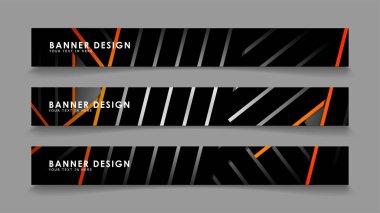 Renk degradeli çizgi stili vektörleri ile soyut afiş tasarımı