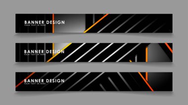 Renk degradeli çizgi stili vektörleri ile soyut afiş tasarımı