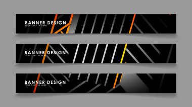 Renk degradeli çizgi stili vektörleri ile soyut afiş tasarımı