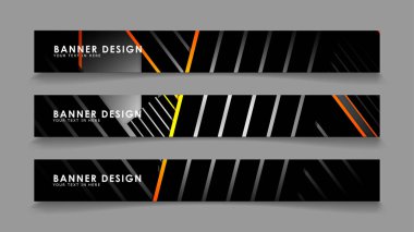 Renk degradeli çizgi stili vektörleri ile soyut afiş tasarımı