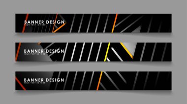 Renk degradeli çizgi stili vektörleri ile soyut afiş tasarımı