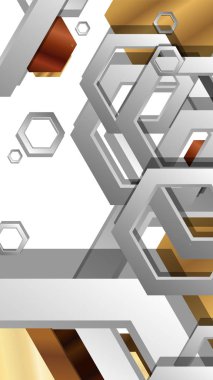 Modern geometrik soyut vektör ahşap renk kompozisyonları şablonları. Vektör çizimi