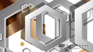 Modern geometrik soyut vektör ahşap renk kompozisyonları şablonları. Vektör çizimi