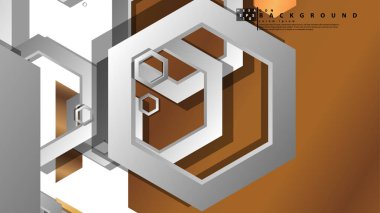 Modern geometrik soyut vektör ahşap renk kompozisyonları şablonları. Vektör çizimi