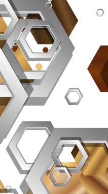 Modern geometrik soyut vektör ahşap renk kompozisyonları şablonları. Vektör çizimi