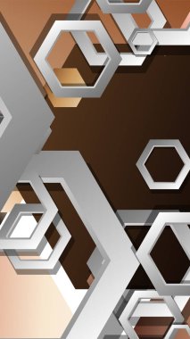 Altıgenler cilt renk kompozisyonu ile soyut geometrik arka plan. Vektör çizimi