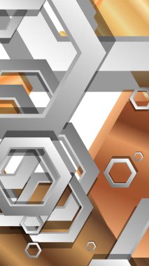 Modern geometrik soyut vektör ahşap renk kompozisyonları şablonları. Vektör çizimi